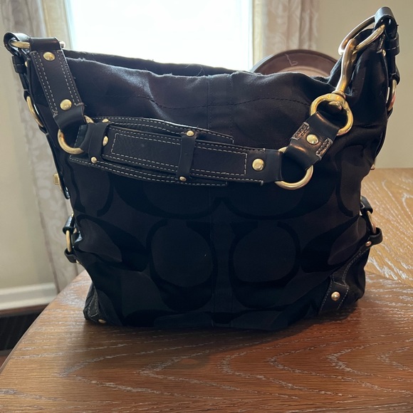 Black Coach Purse & Wallet with Dustbag ❤️ - Picture 2 of 16